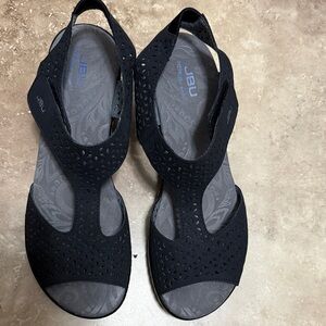 JBU Women's Elegant Black Sandals